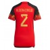 België Toby Alderweireld #2 Voetbalkleding Thuisshirt Dames WK 2022 Korte Mouwen